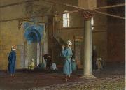 Jean Leon Gerome Priere dans la mosquee France oil painting artist